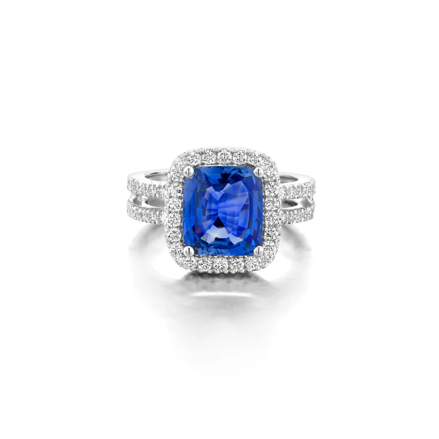 Blauwe saffier
