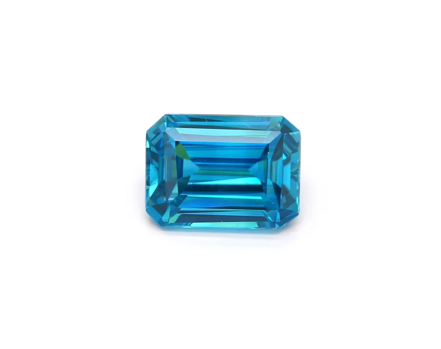 Blue zircon