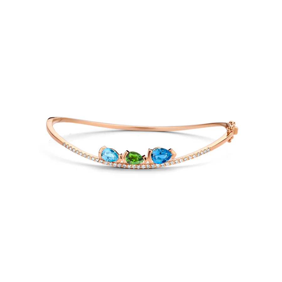 Adeline Trio Curved Bracelet