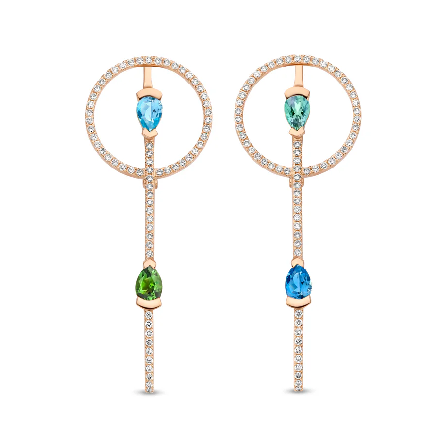 Adeline Round Earrings