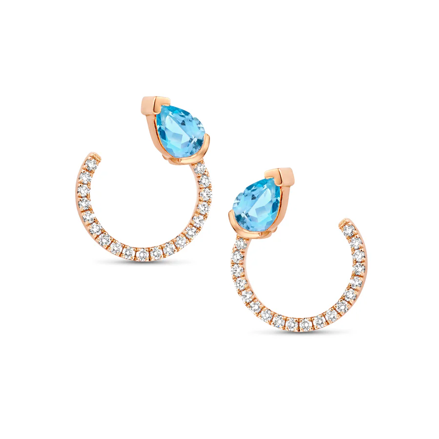 Adeline Single Curved Earrings