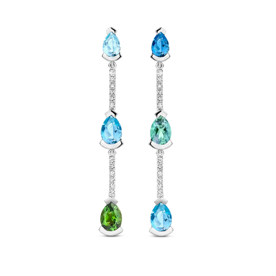 Adeline Trio Straight Earrings