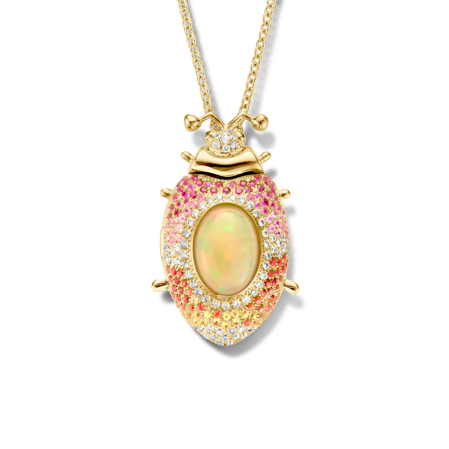 Camelia Necklace, Wit