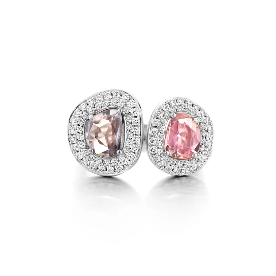 Didi Duo Ring, Roze saffier