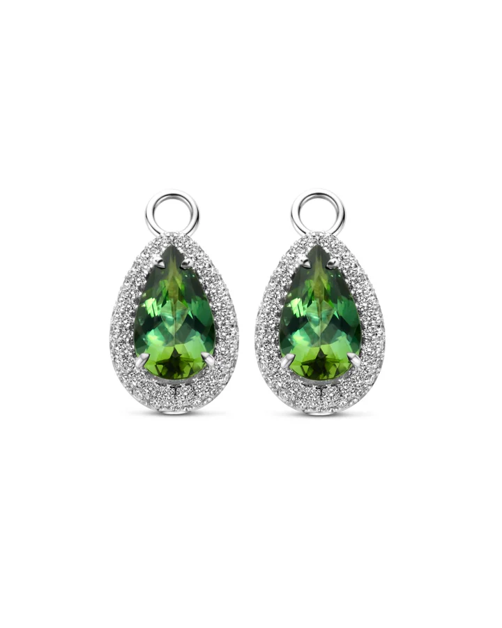 One of a Kind Earrings N°103, Groene toermalijn