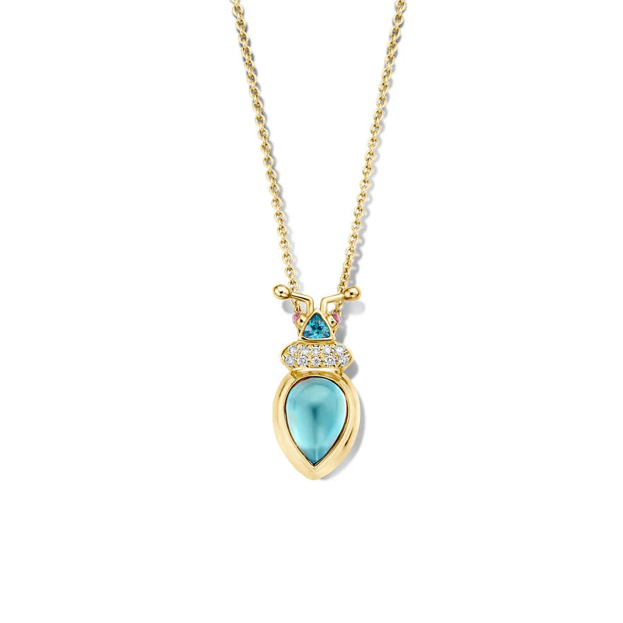 Ellie Necklace, Blauw