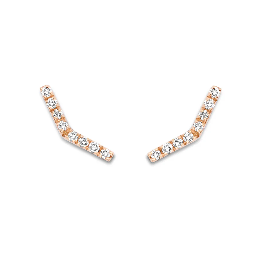 Fine Diamonds Earrings, White Diamond