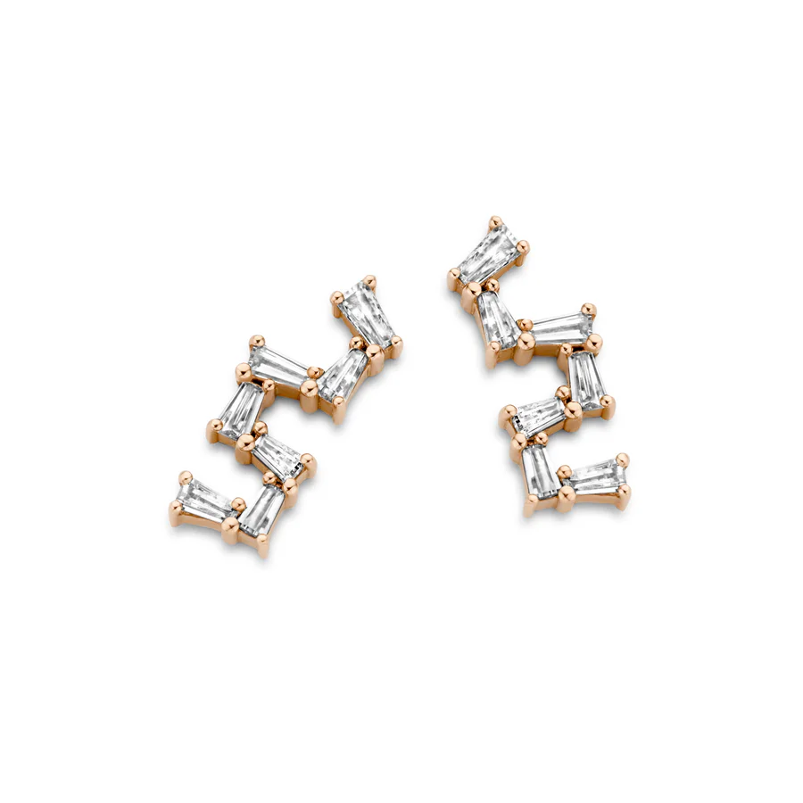 Fine Diamonds Earrings, White Diamond