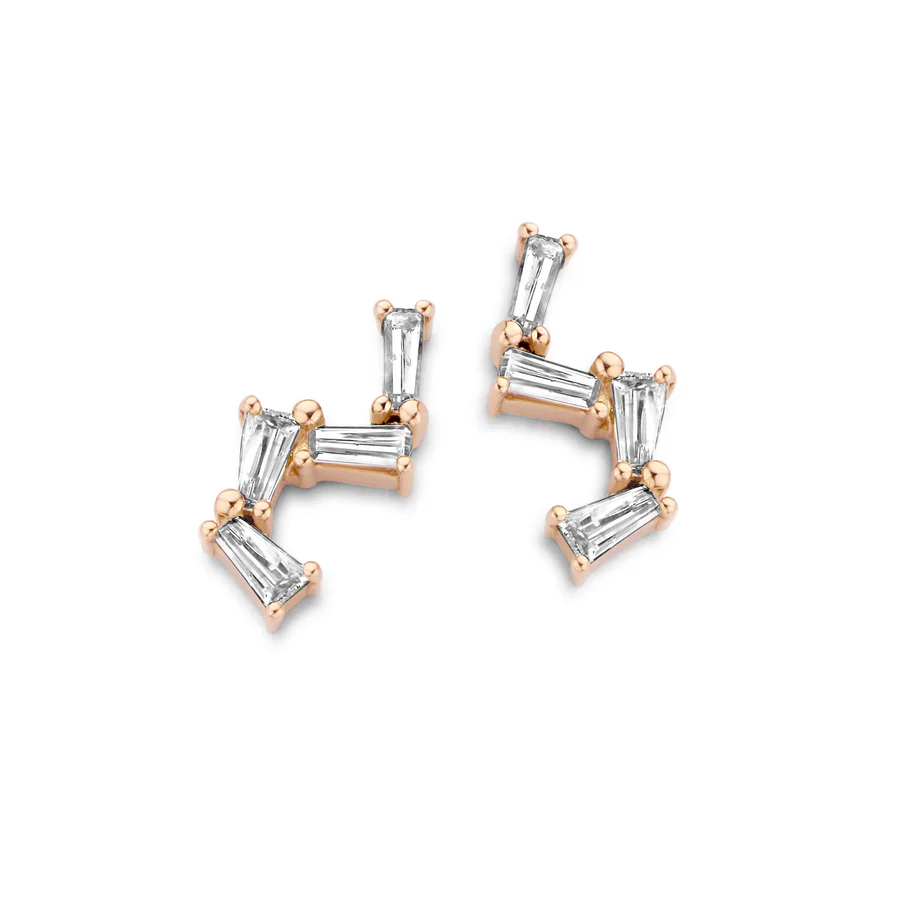 Fine Diamonds Earrings, White Diamond