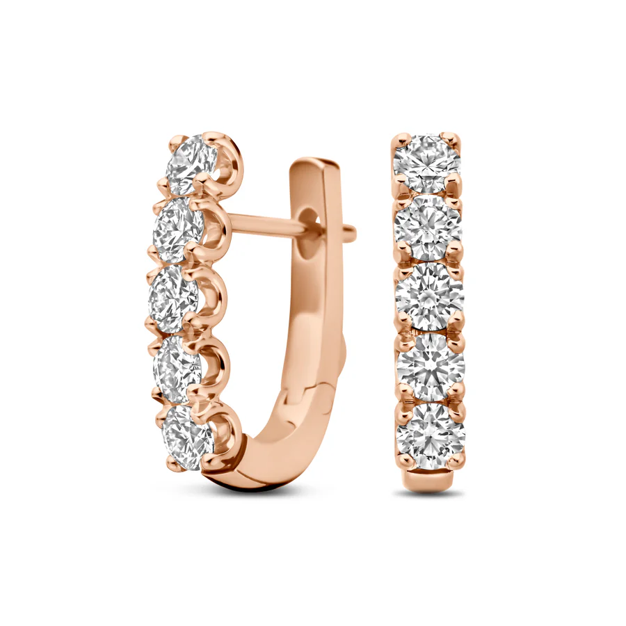 Fine Diamonds Earrings, White Diamond