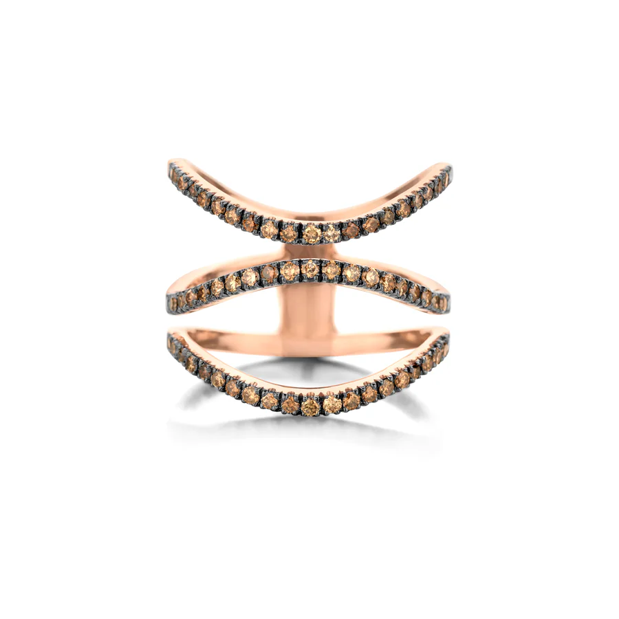 Fine Diamonds Ring, Brown Diamond