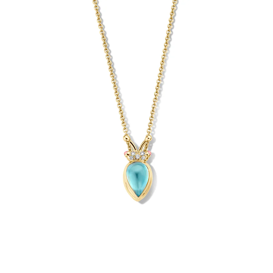 Lilly Necklace, Blauw