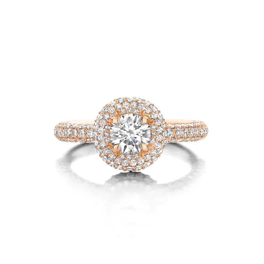 Engagement Ring N°348, Witte diamant