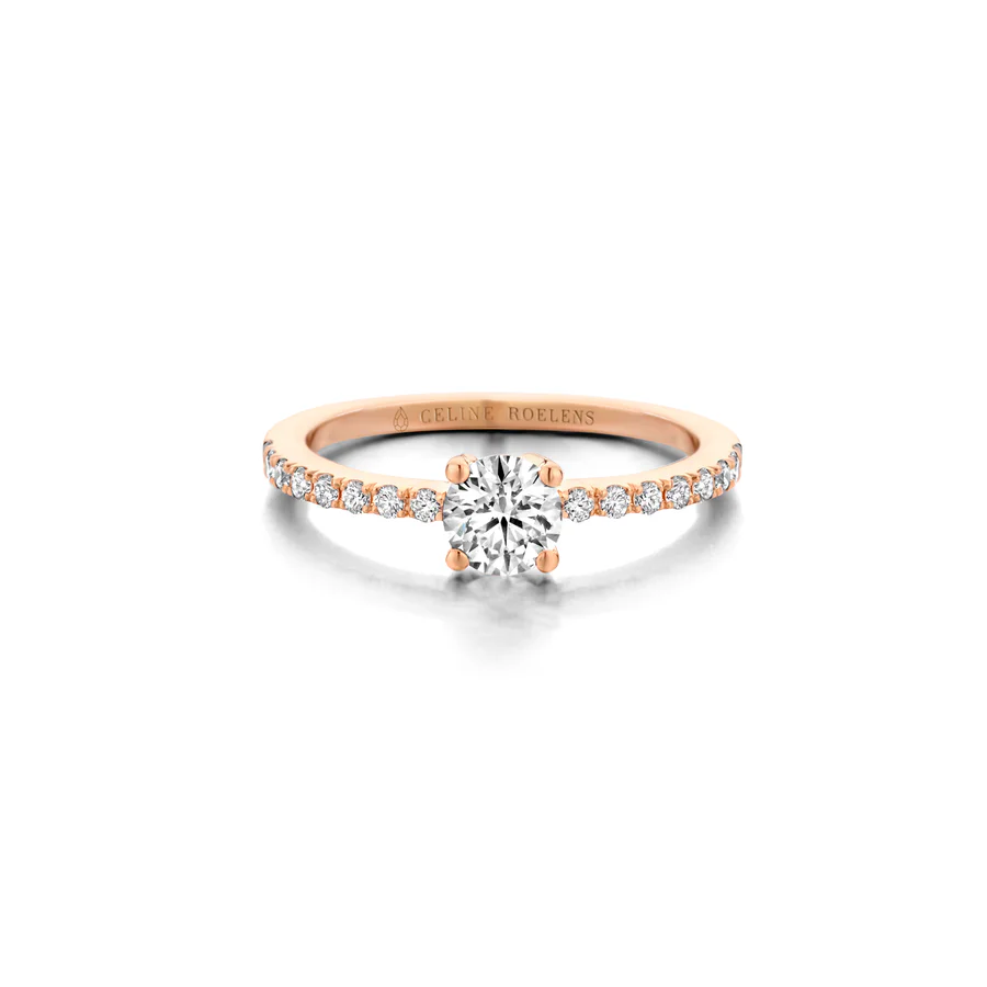 Engagement Ring N°284, Witte diamant