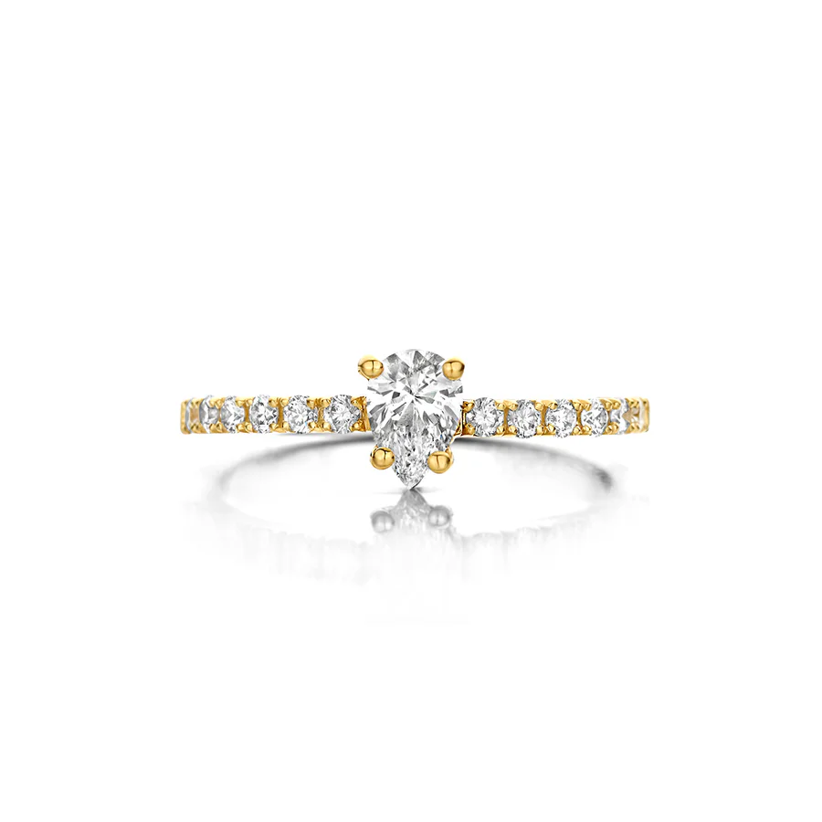 Engagement Ring N°105, Witte diamant