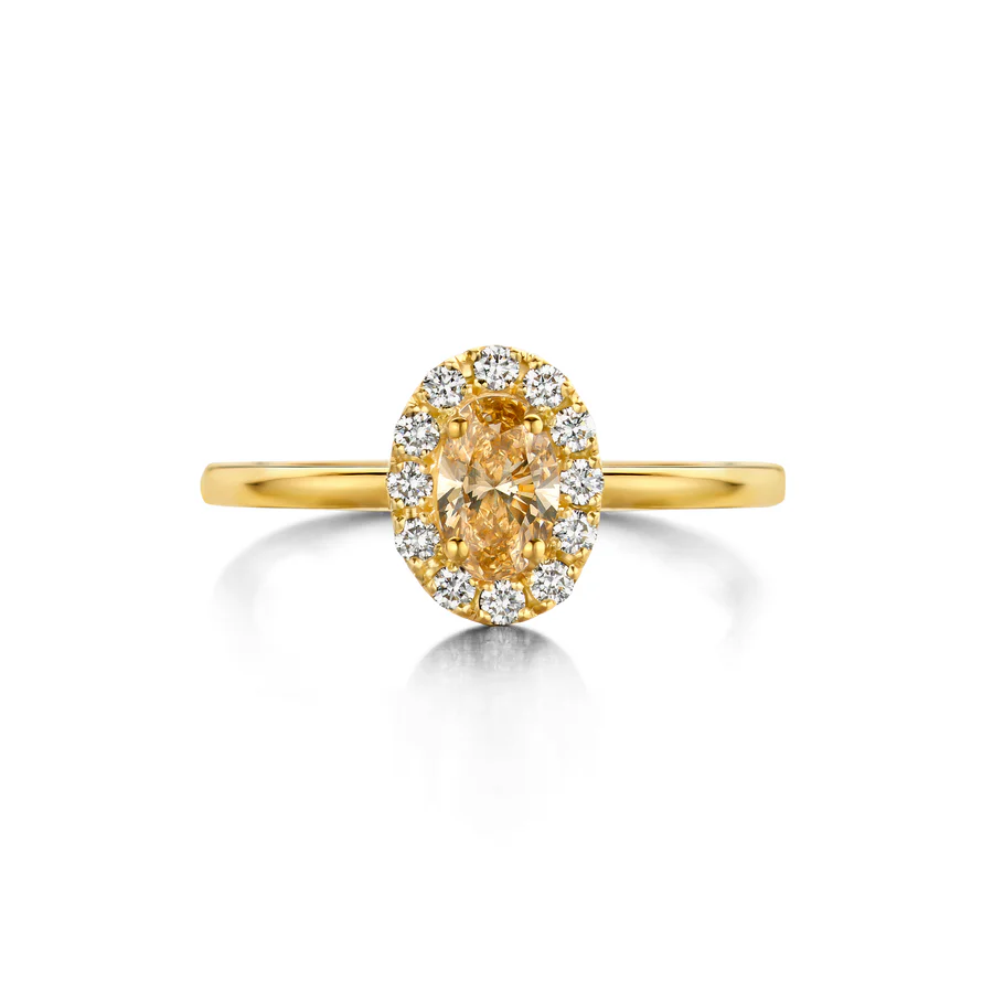 Engagement Ring N°274, Bruine diamant