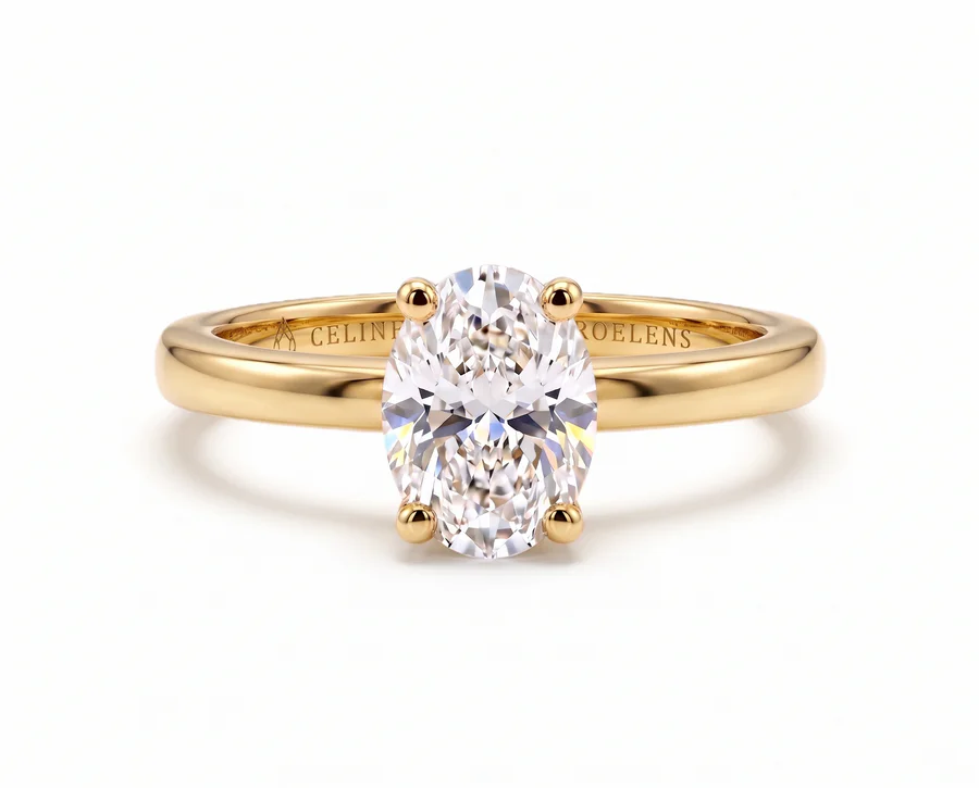 Engagement Ring N°292, Witte diamant