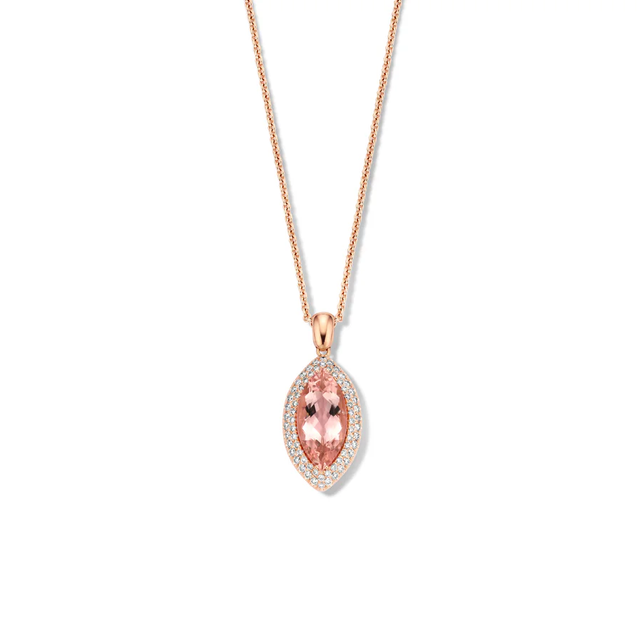 One of a Kind Necklace, Roze morganiet