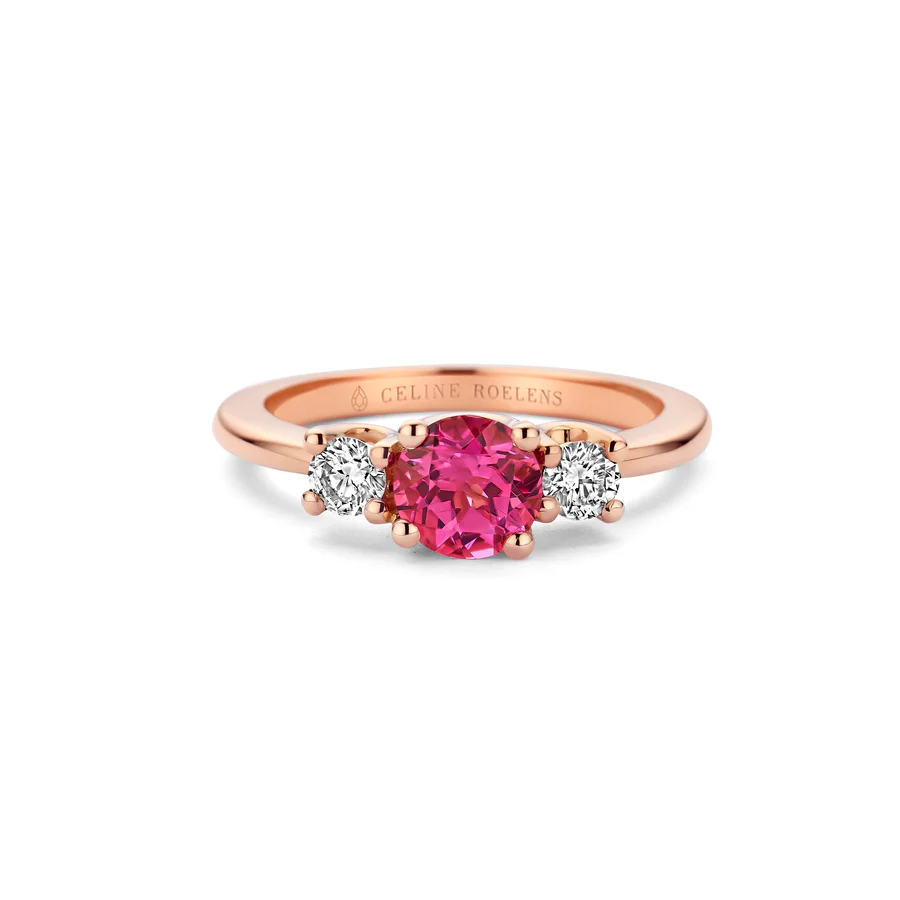 One of a Kind Ring N°164, Roze toermalijn