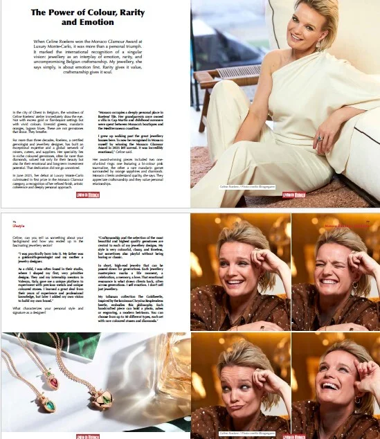Cover shoot for Living in Monaco magazine