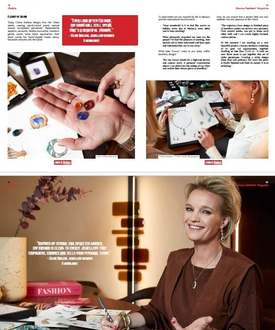 Cover shoot for Living in Monaco magazine