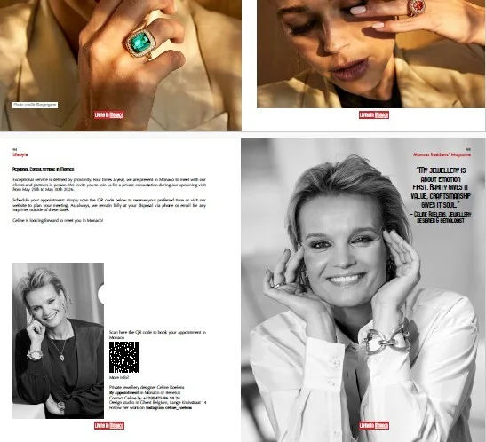 Cover shoot for Living in Monaco magazine